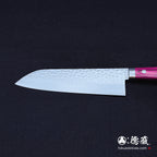 VG1　三徳包丁　赤ハンドル