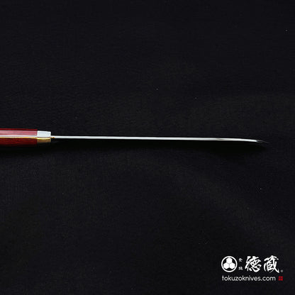 VG1 Santoku knife with red handle