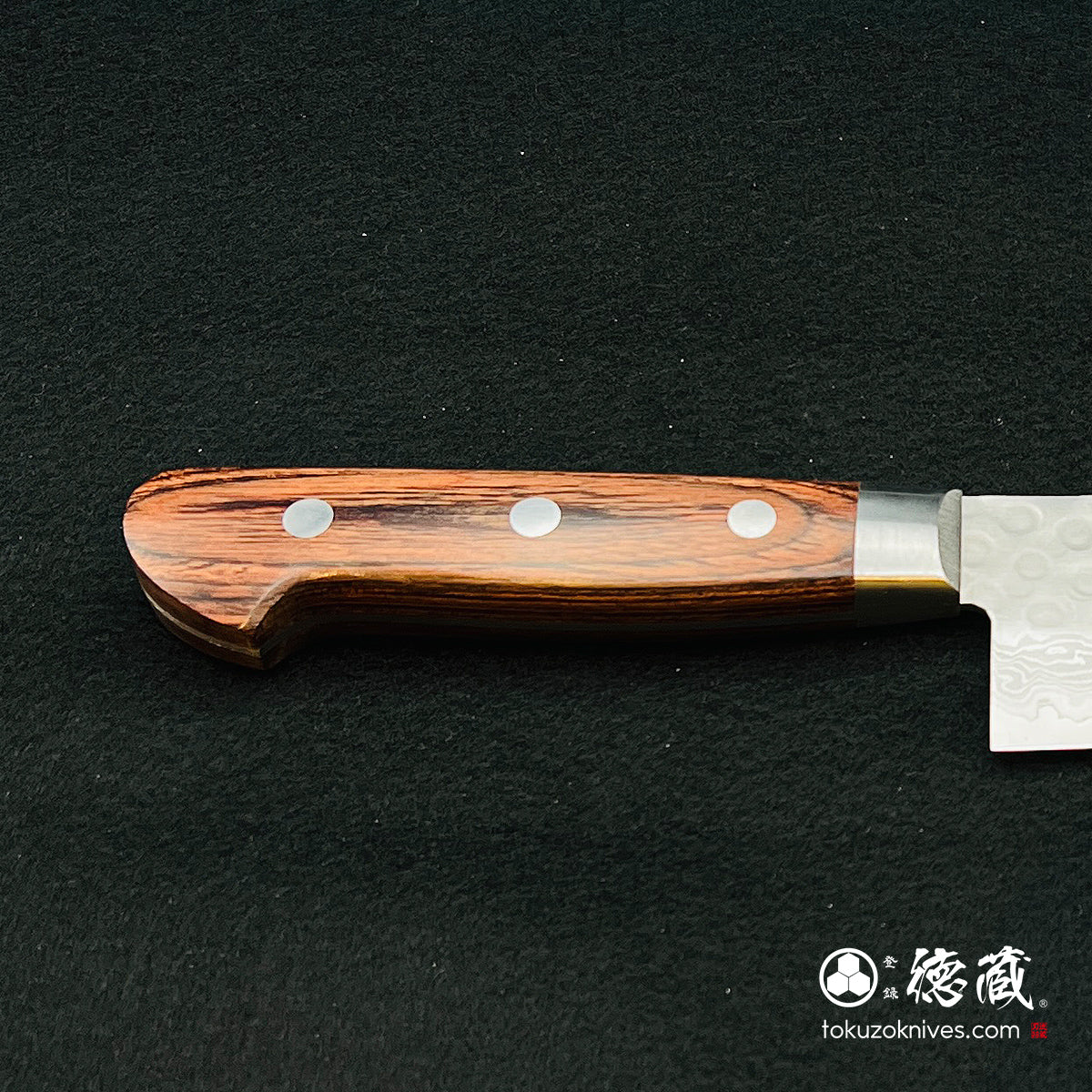 VG10 三徳包丁 マホガニーハンドル – 徳蔵刃物 TOKUZO KNIVES