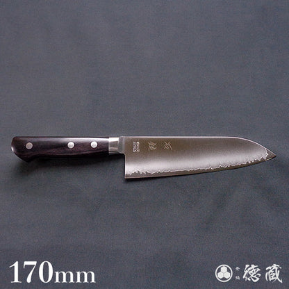 SG2  Santoku-knife black handle