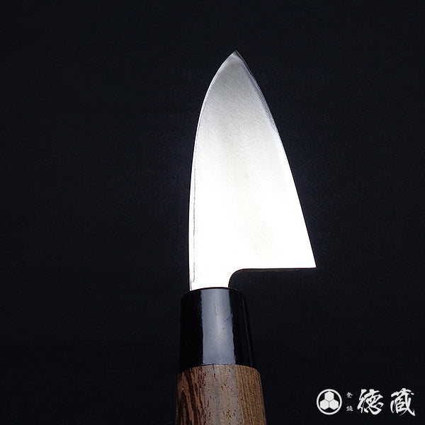 AUS8　左　小出刃包丁　ウエンジ柄