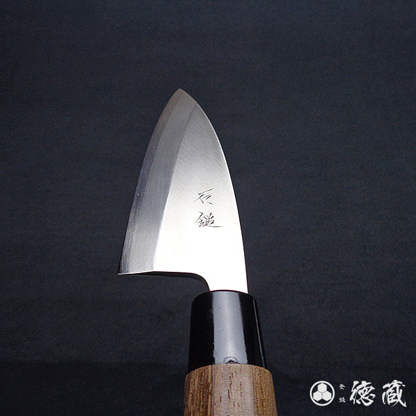 AUS8　左　小出刃包丁　ウエンジ柄