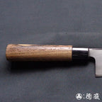 AUS8　左　小出刃包丁　ウエンジ柄