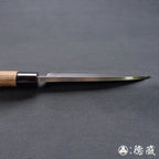銀三　厚出刃包丁　ウエンジ柄