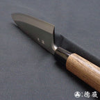 銀三　厚出刃包丁　ウエンジ柄