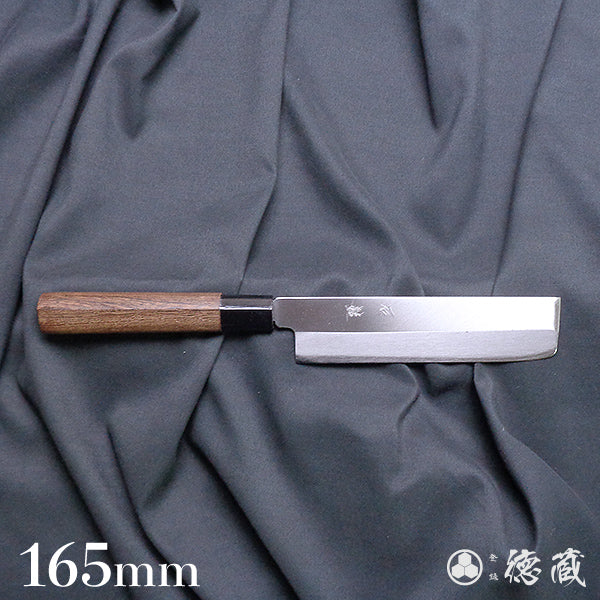 AUS8　関東型薄刃包丁　ウエンジ柄