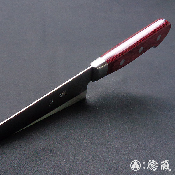 A8 Santoku-knife red handle