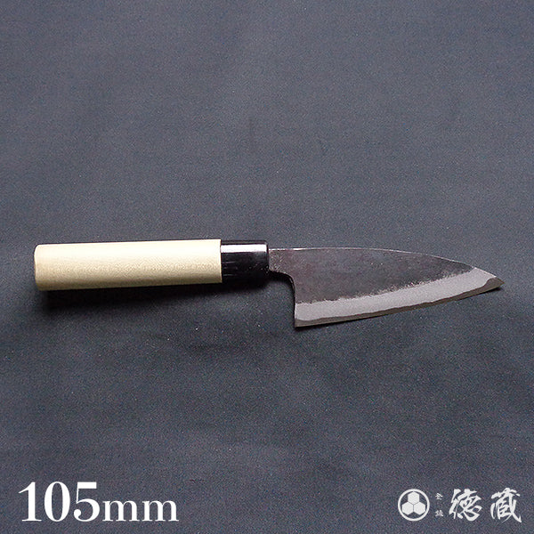 Blue 2  Black finish   small knife  white magnolia handle