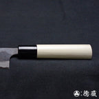 Blue 2  Black finish   small knife  white magnolia handle