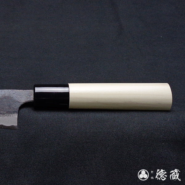 Blue 2  Black finish   small knife  white magnolia handle