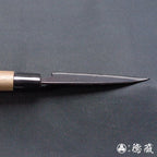 青二　黒打仕上　小包丁　胡桃柄