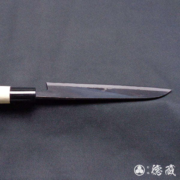 white-1 blackened finish  Santoku-knife  park handle