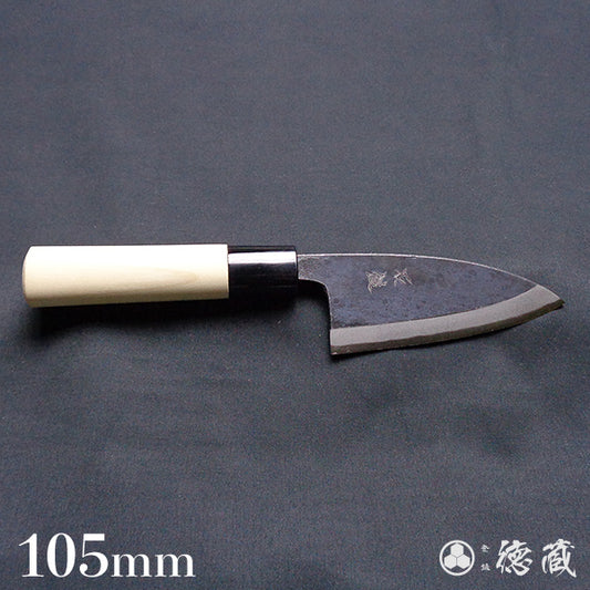 Blue-2  Black finish  small Deba -knife   Park handle