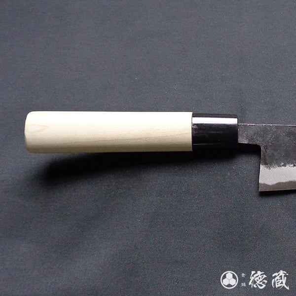 Blue-2  blackened finish  Kiritsuke-knife  Park handle