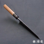 青二　黒打仕上　切付包丁　胡桃柄