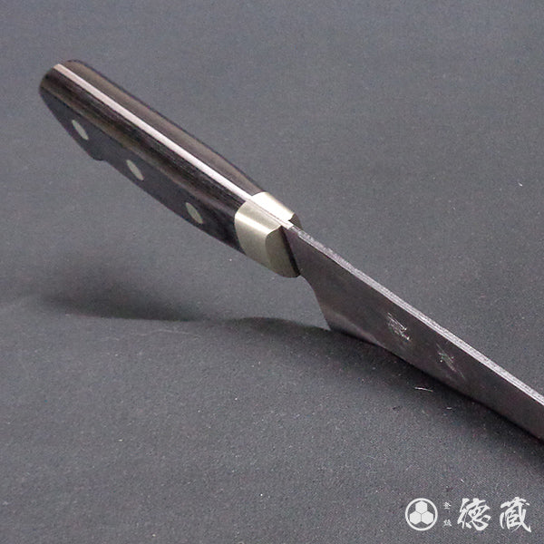blue super carbon steel   hammered black surface finish  Gyutou-knife (chef's knife)   black handle