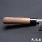 blue super carbon steel   polished finish   Gyutou-knife (chef's knife)   walnuts handle