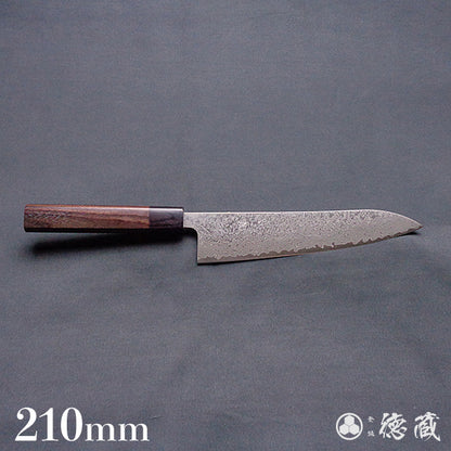 SLD(Die steel)   Damascus steel   Gyutou-knife (chef's knife) sandalwood handle