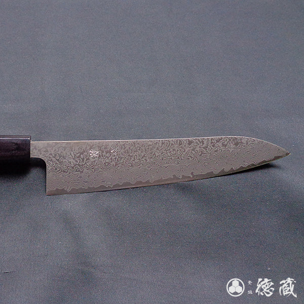 SKD 大马士革 三德刀 黑色手柄