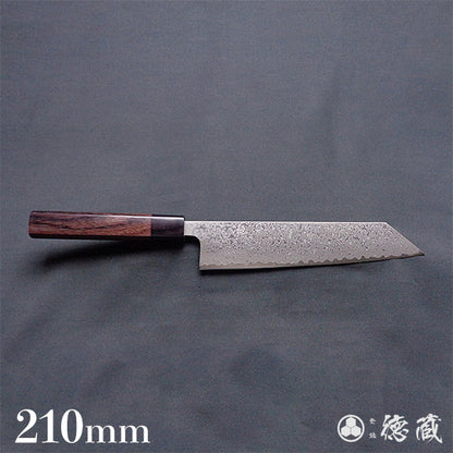 SLD  Damascus  Kiritsuke knife  sandalwood handle