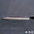 青二　黒打仕上　筋引包丁　胡桃柄