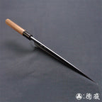 青二　黒打仕上　筋引包丁　胡桃柄