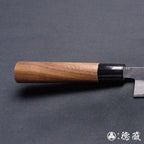 青二　黒打仕上　筋引包丁　胡桃柄