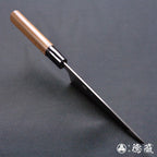 AUS8 harvest knife stainless steel    walnuts handle