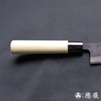 青二　黒打仕上　捌き包丁　朴柄