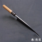 青二　黒打仕上　捌き包丁　胡桃柄