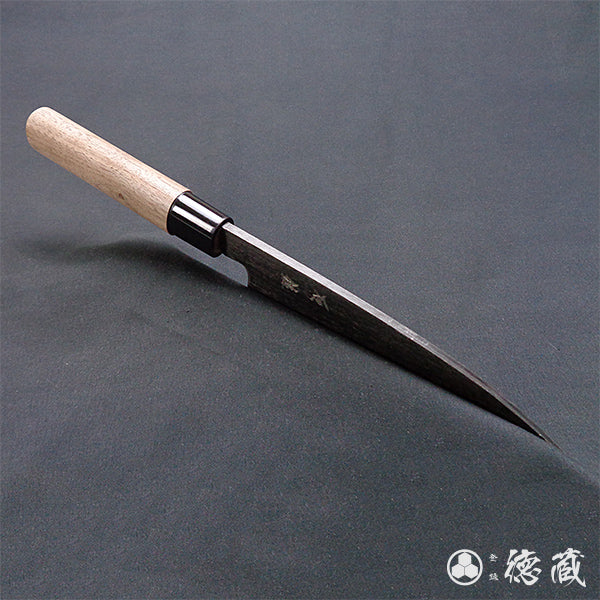 blue-2 (blue-2 carbon steel) blackened finish Funayuki knife walnut ha –  徳蔵刃物 TOKUZO KNIVES