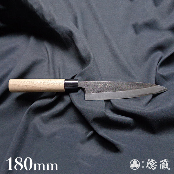 blue-2  black finish Sabaki-knife  walnuts handle