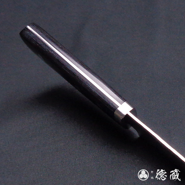 VG1　槌目仕上　三徳包丁　黒ハンドル