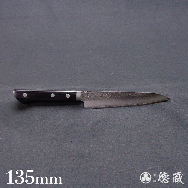 VG1   hammered finish  petty knife  black handle
