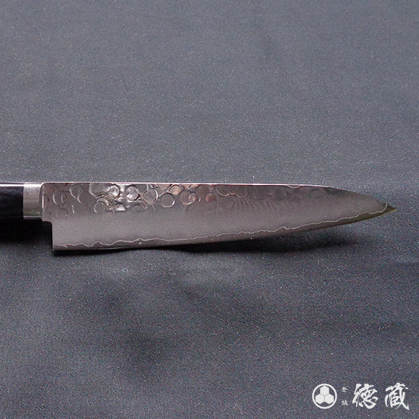 VG1   hammered finish  petty knife  black handle