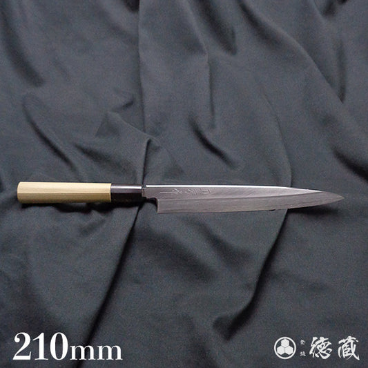 TADOKORO KNIVES  Ginsan (Silver3) stainless steel 
 Yanagiba knife