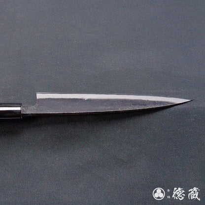 white-1 (white-1 carbon steel)  blackened finish  Funayuki knife  park handle