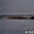 青二　磨き仕上　柳刃包丁　胡桃八角柄