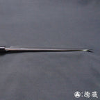 青二　磨き仕上　柳刃包丁　胡桃八角柄