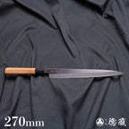 Carbon High-grade White Steel Yanagiba Knife Japanese Yew Octagonal Handle