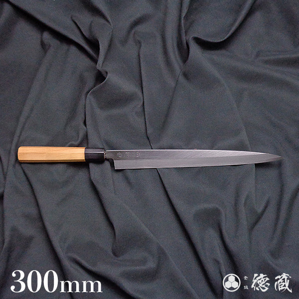 上白钢 柳刃刀 红豆杉八角手柄
