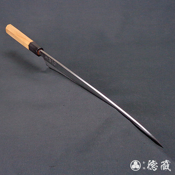 上白鋼 柳刃包丁 イチイ八角柄 – 徳蔵刃物 TOKUZO KNIVES