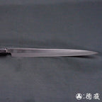 上白鋼　フグ引き包丁　イチイ八角柄