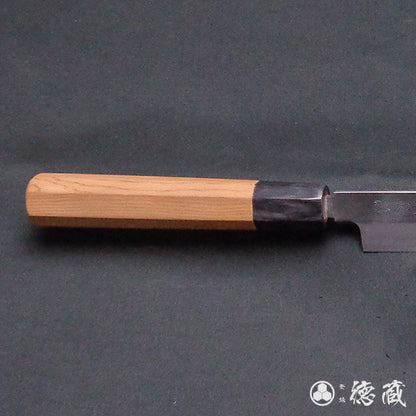 Carbon High-grade White Steel Fuguhiki-knife (Knife for cutting puffer fish) Japanese Yew Octagonal Handle
