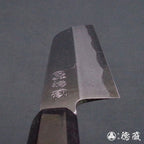 上白鋼　鎌形薄刃包丁　イチイ八角柄