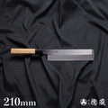Carbon High-grade White Steel Usuba Knife (Single-edged Blade) Japanese Yew Octagonal Handle