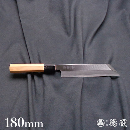 Carbon High-grade White Steel Mukimono Knife (Peeling Knife) Japanese Yew Octagonal Handle