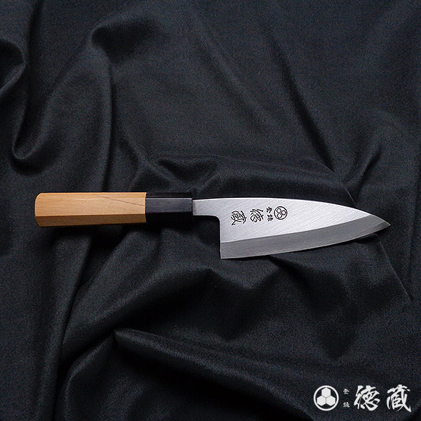 Carbon High-grade White Steel Deba Knife (Fish Knife) Japanese Yew Octagonal Handle