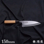 Carbon High-grade White Steel Deba Knife (Fish Knife) Japanese Yew Octagonal Handle