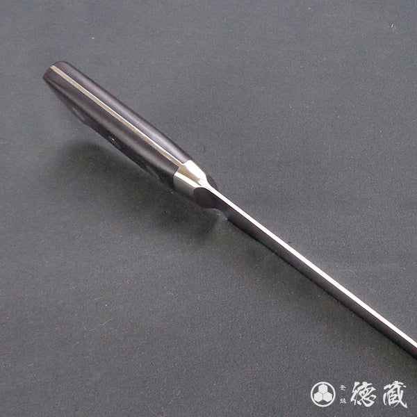 Stainless AUS8 Santoku Knife Black Handle